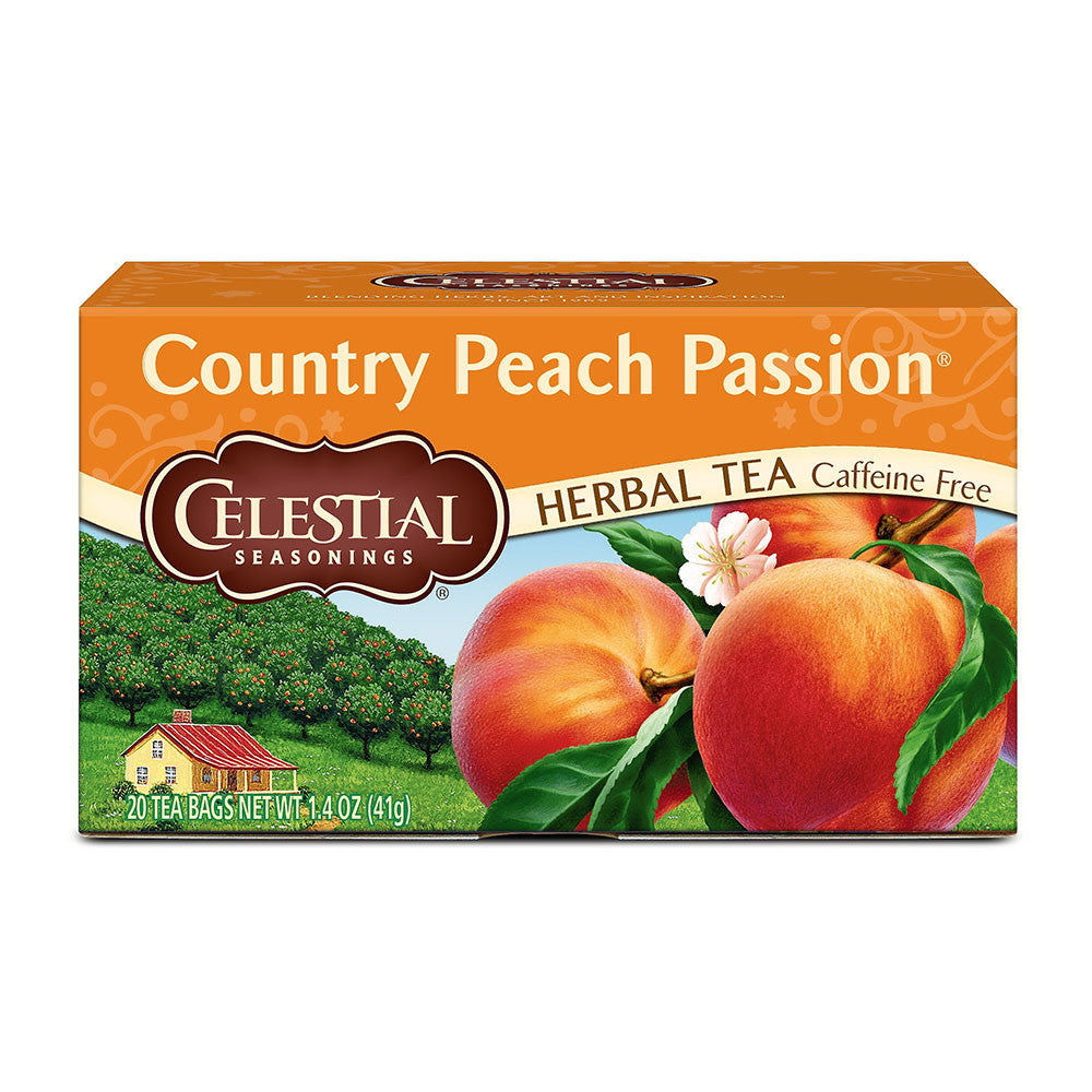 Celestial Seasonings Herbal Tea, Country Peach Passion, 20 Tea Bags